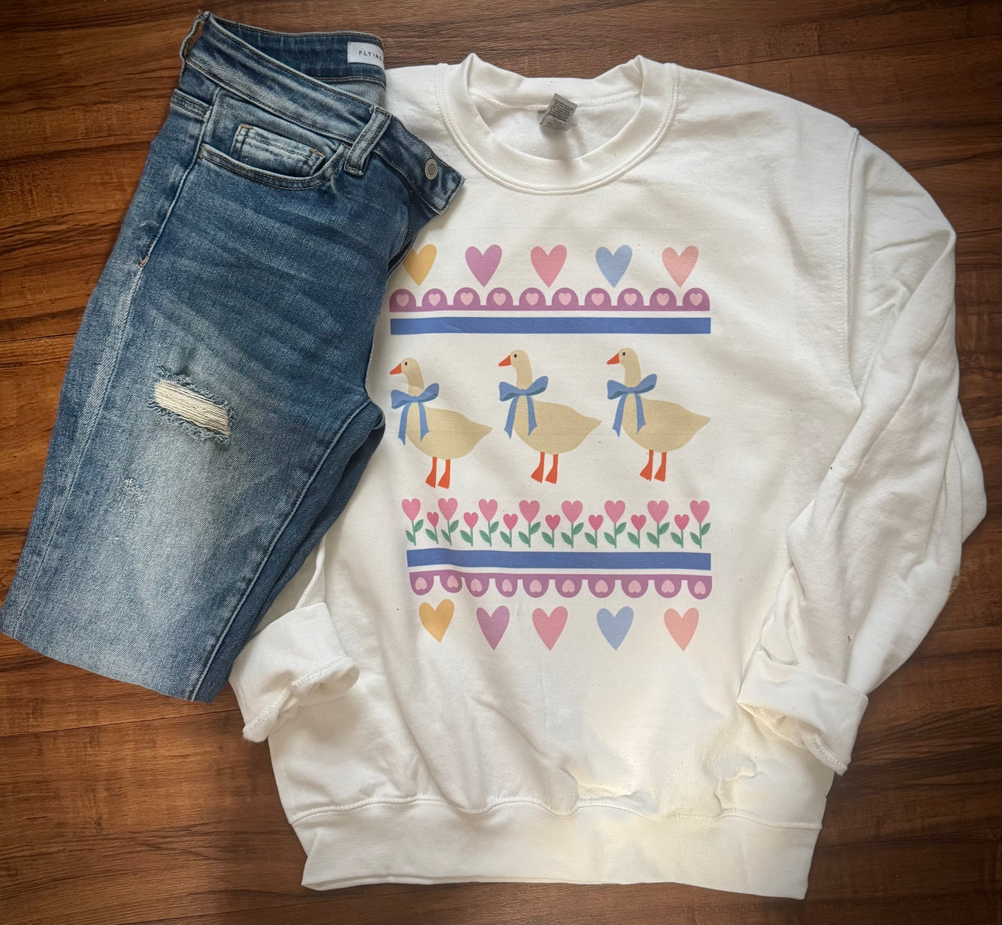 Adorable goose sweatshirt