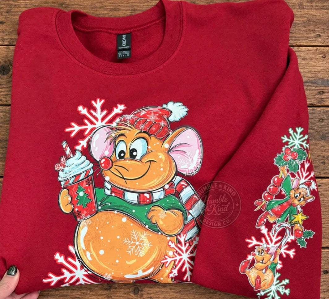 Christmas Mouse Sweatshirt