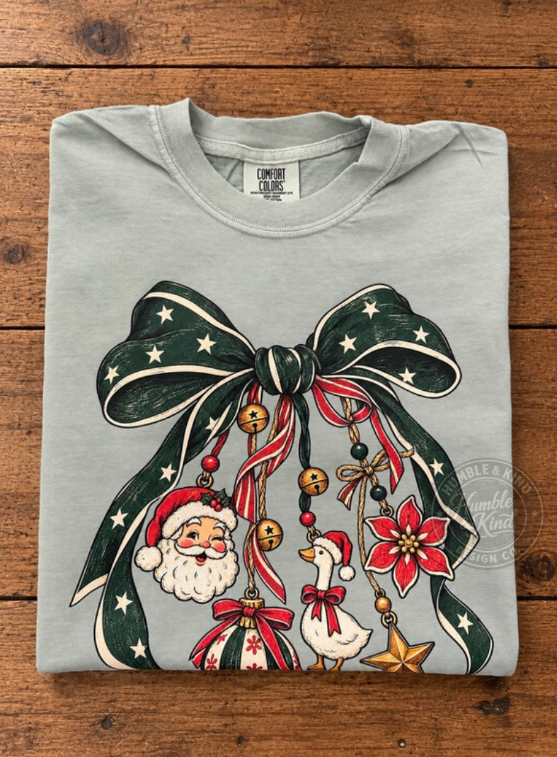 CC Christmas Goose Bow