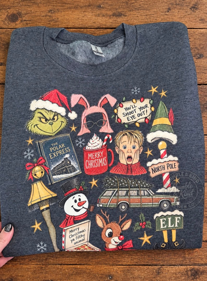 Christmas Characters Sweatshirt