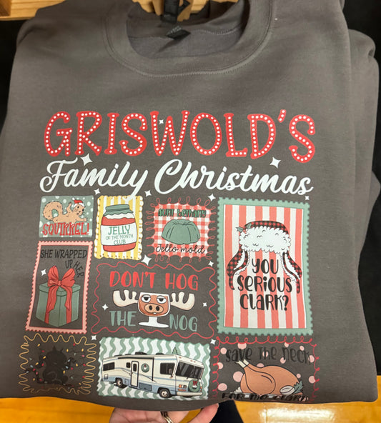 Family Christmas collage