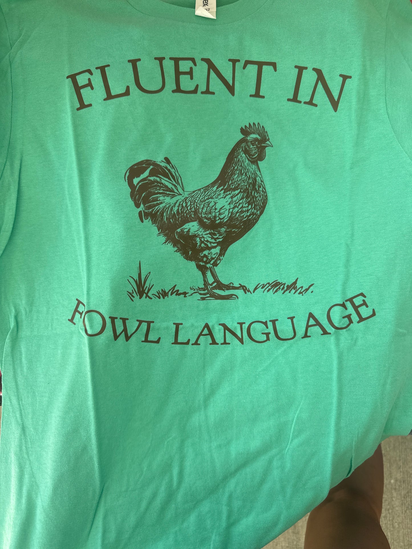 Fowl language chicken