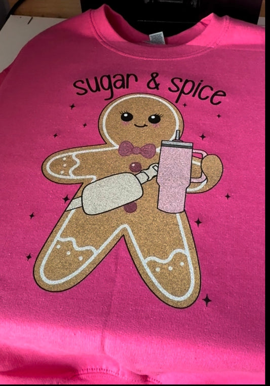 Sugar and spice gingerbread sweatshirt